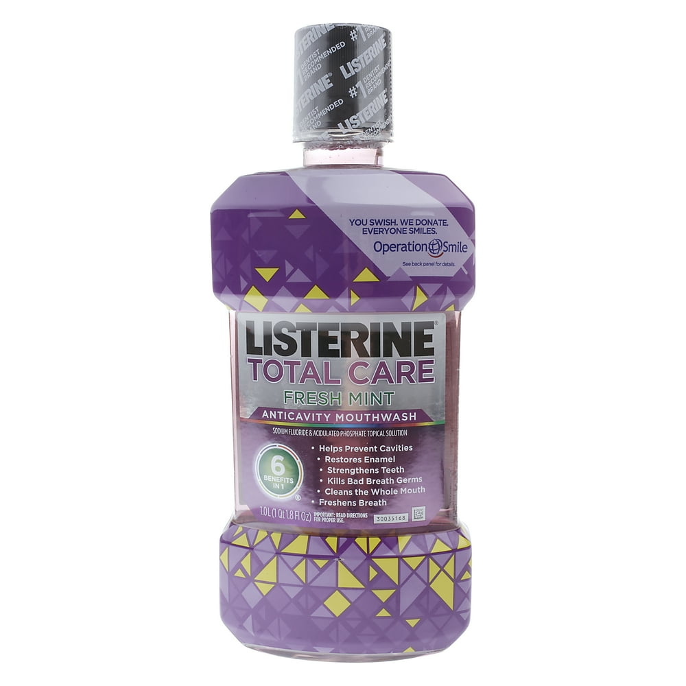 Listerine Total Care Fresh Mint 1Lt. Save $10.00