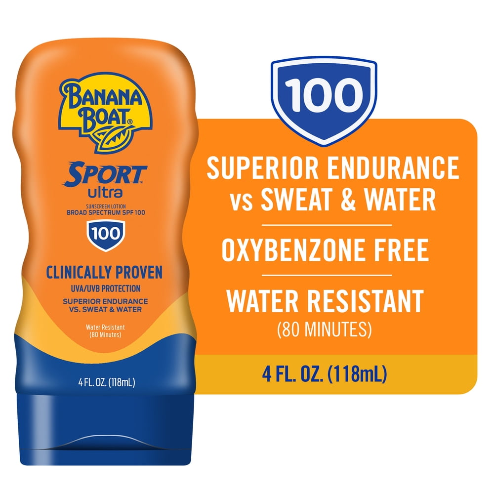Banana Boat Sport Performance Lotion SPF100 4oz Save$8.00