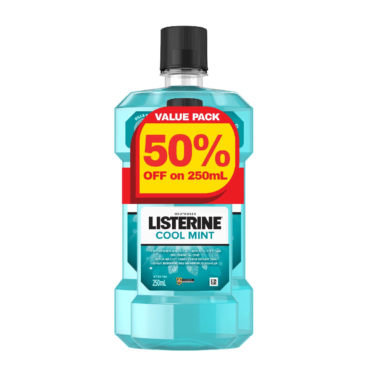 LISTERINE COOLMINT 500ML SAVE$7