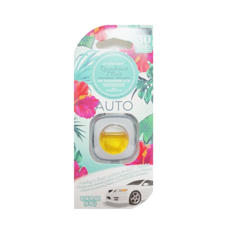 Hs fresh breeze clip on air freshners( rain forest)