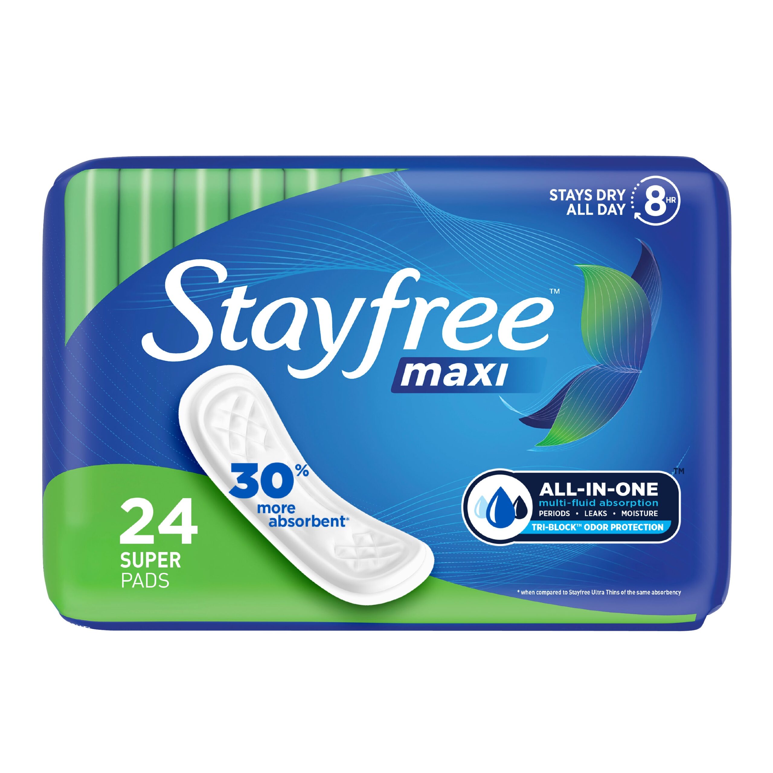 Stayfree Super Maxi 24’s Save $5.00