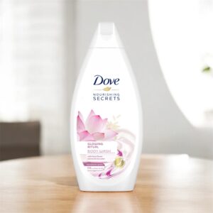 Dove Women Glowing ( Rice water and Lotus Flower) Body Wash 500ml