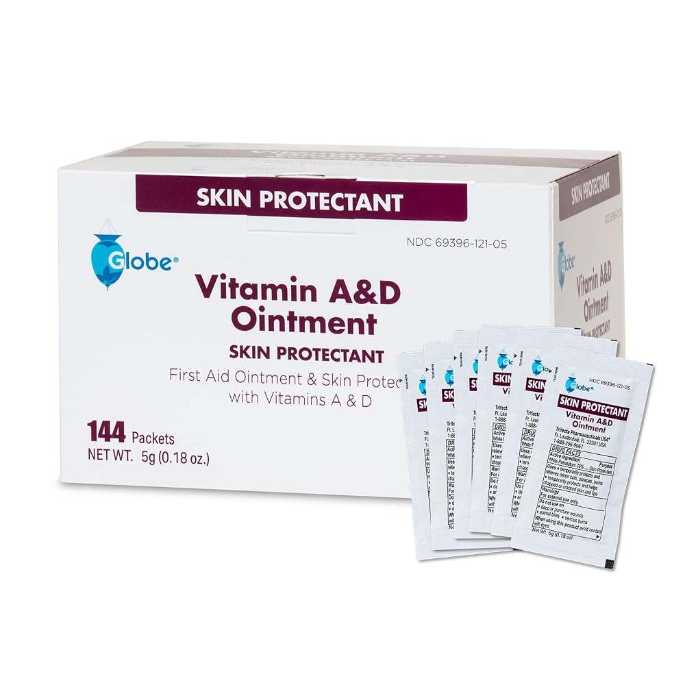 Globe Vitamin A&D Ointment Skin Protection 1ct 5g