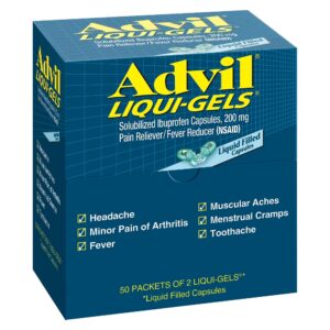 Advil Liqui Gels Dispenser 50’s