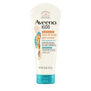 Aveeno Kids Sensitive Skin Face & Body Gel Cream 8 Fl. oz