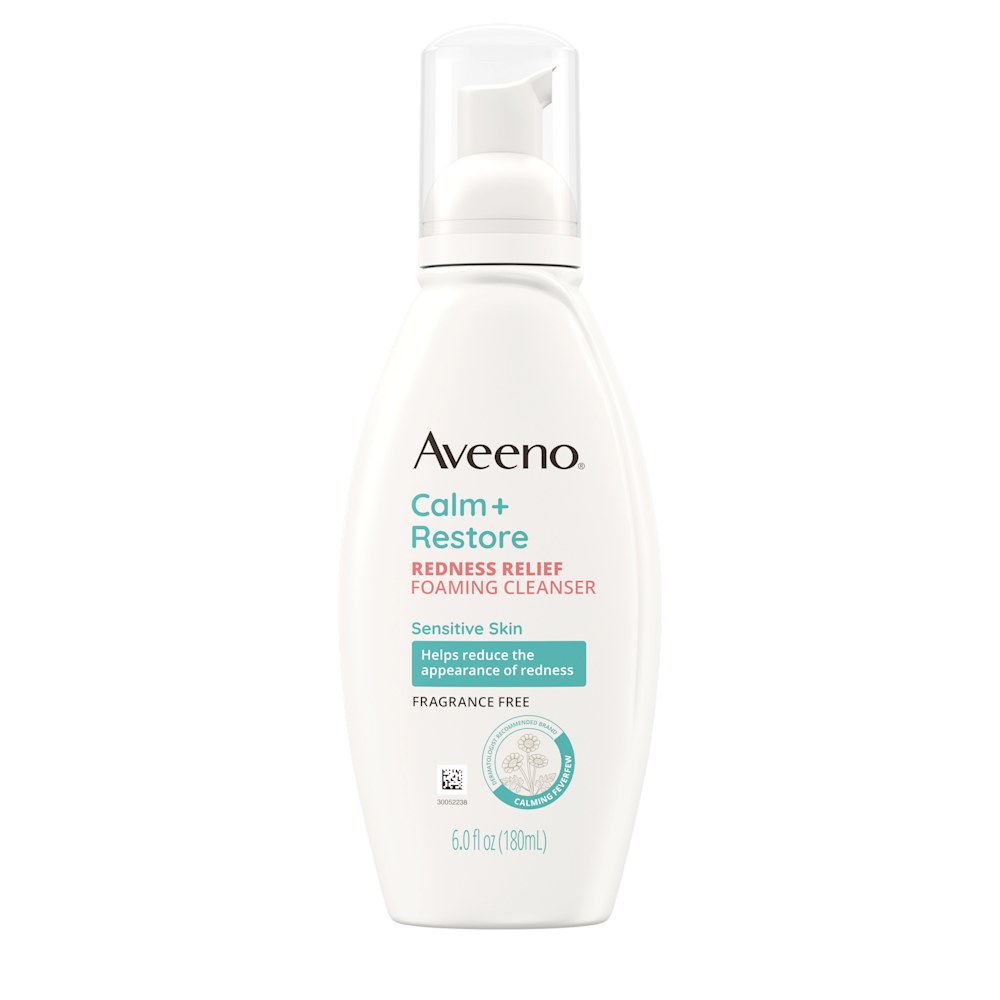 Aveeno Calm +Restore Redness ReliefFoaming Facial Cleanser 6fl. oz
