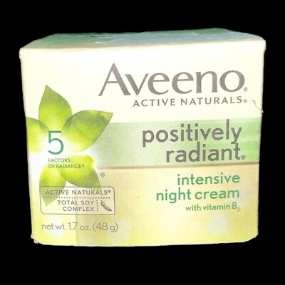 Aveeno Positively Radiant Overnight Hydrating Facial Moisturizer 1.7oz