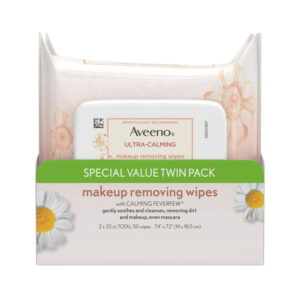 Aveeno Ultra Calming Makeup Removing Wipes 25CT
