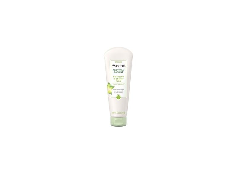 Aveeno Active Naturals Pos Radiant 60 Seconds In-Shower Facial 5 oz