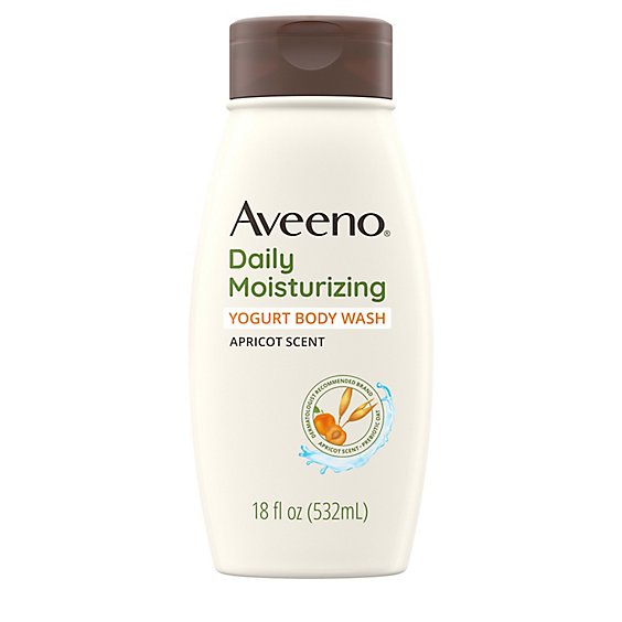 Aveeno Active Naturals Daily Moisturizing Body Yogurt B/Wash Apricot & Honey