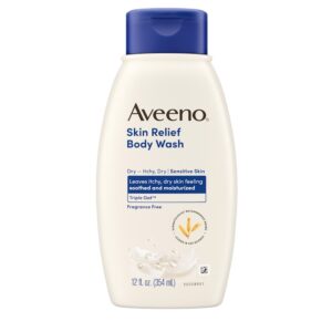 Aveeno Active Naturals Skin Relief B/Wash Fragrance Free 12Fl oz