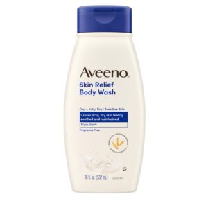 Aveeno Active Naturals Skin Relief B/Wash Fragrance Free 18 Fl oz