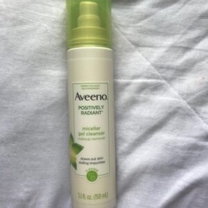 Aveeno Positively Radiant Micellar Gel Cleanser Makeup Remover 5.1fl oz