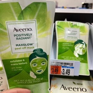 Aveeno Positivley Radiant Maxglow Peel Off Mask 2oz Tube