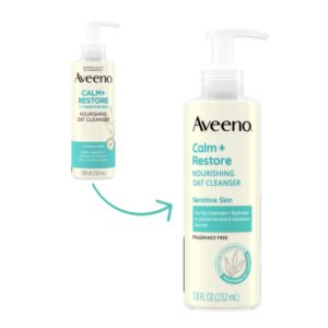 Aveeno Calm & Restore Nourishing Oat Sensitive Skin Cleanser 7.8oz