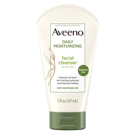 Aveeno Daily Moisturizing Facila Cleanser Dry Skin f/f 5oz