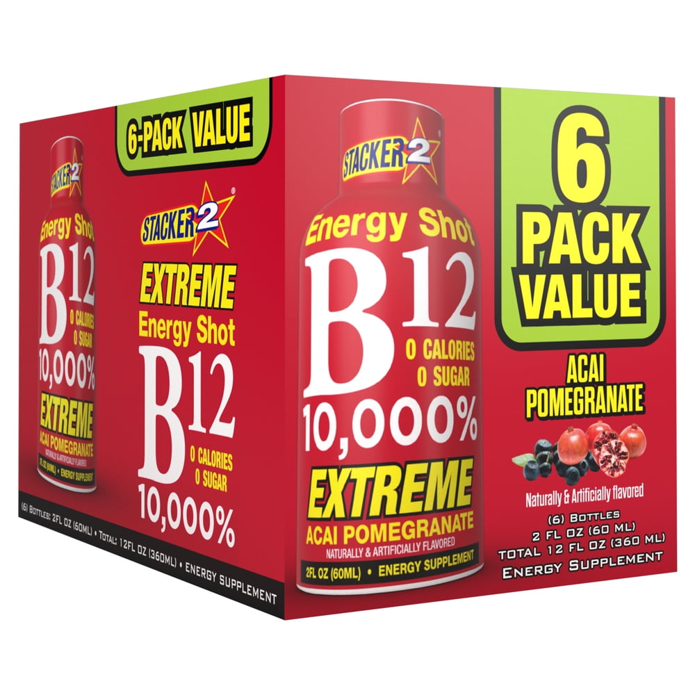 B12 Energy Shot Acai Pomegranate 60ml