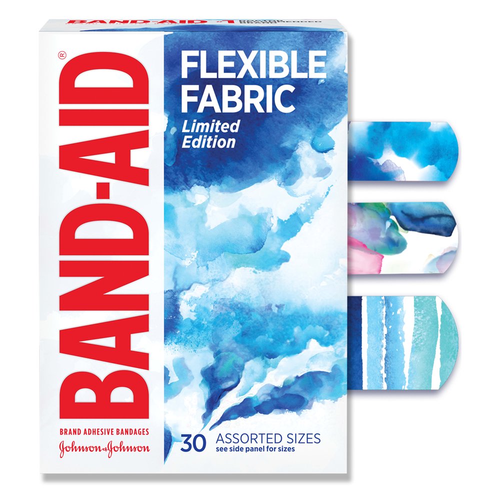 Band Aid Flex Fabric Assorted 30’s Wildflower Design
