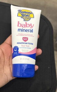 Banana Boat Baby Mineral Sunscreen Spf 50 6oz