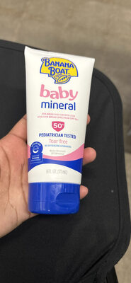 Banana Boat Baby Mineral Sunscreen Spf 50 6oz