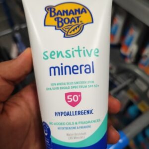 Banana Boat Simply Protect Sensitive Skin Suncreen Lotion SPF 50+ 6oz