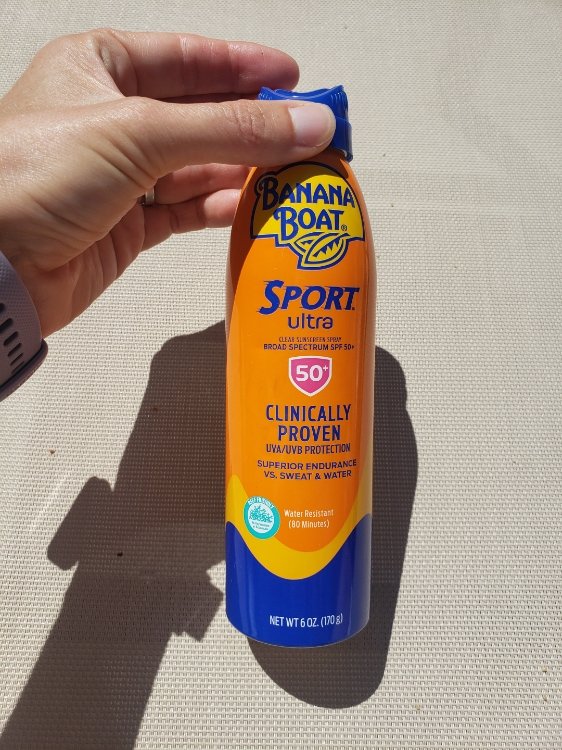 Banana Boat Ultra Sport Clear Performance Spray SPF 50 6oz