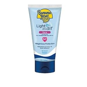 Banana Boat Light As Air Face Sunscreen Lotion SPF 50+ 3oz