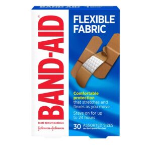 Band Aid Brand Flex Fabric Assorted 30CT