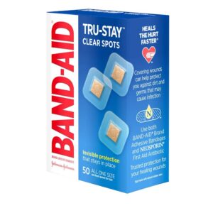 Band Aid Clear Spots All One Size 50’s