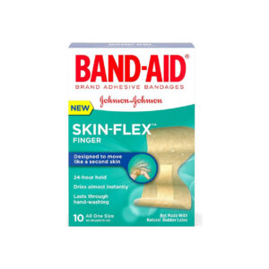 Band Aid Skin Flex Finger 10CT