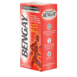 Bengay greasless Topical Analgesic Cream 2OZ