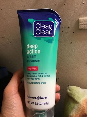 Clean & Clear Deep Action Cream Cleanser 6.5oz