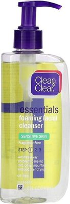 Clean & Clear Foaming Facial Cleanser Sensitive Skin 8oz