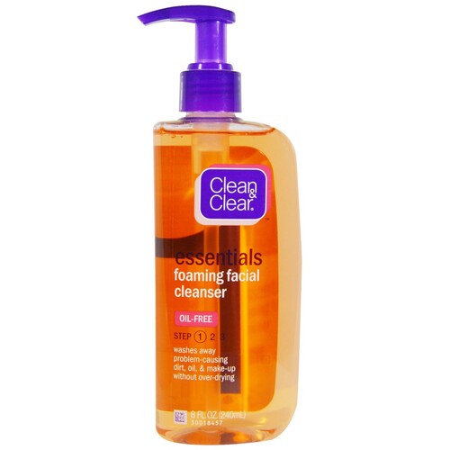 Clean & Clear Foaming Facial Cleanser Regular 8OZ SAVE $8.00