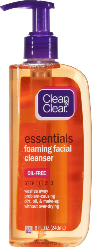 Clean & Clear Foaming Facial Cleanser Reg 8oz