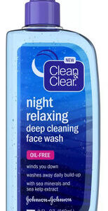 Clean & Clear Night Relaxing Face Wash 8oz