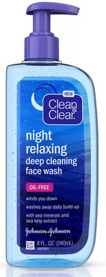 Clean & Clear Night Relaxing Face Wash 8oz