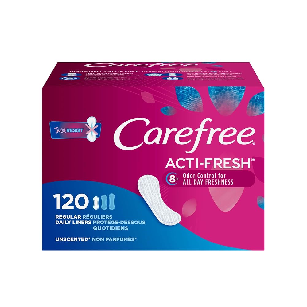 Carefree Acti-Fresh Unscented Longs 92’s