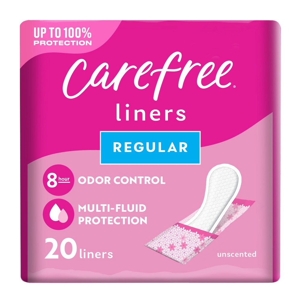 Carefree Acti-Fresh Unscented Body Shape 20’s