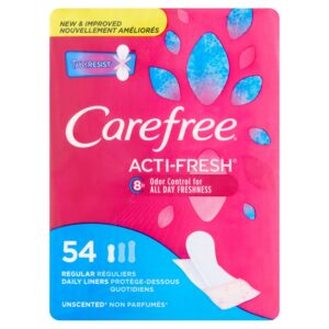 Carefree Acti-Fresh Unscented Body Shape 54’s