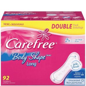 Carefree Bodyshape Longs unscented 92’s save $6.00