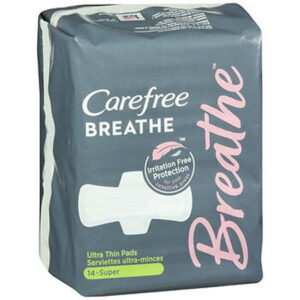 Carefree Breathe Ultra Thin Super Pads 14’s