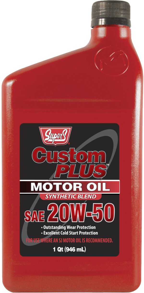 Super S Custom Plus SAE 50 Motor Oil qt.
