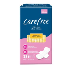 Carefree Ultra thin Superlong Pads Wings 28’s Save $4.00