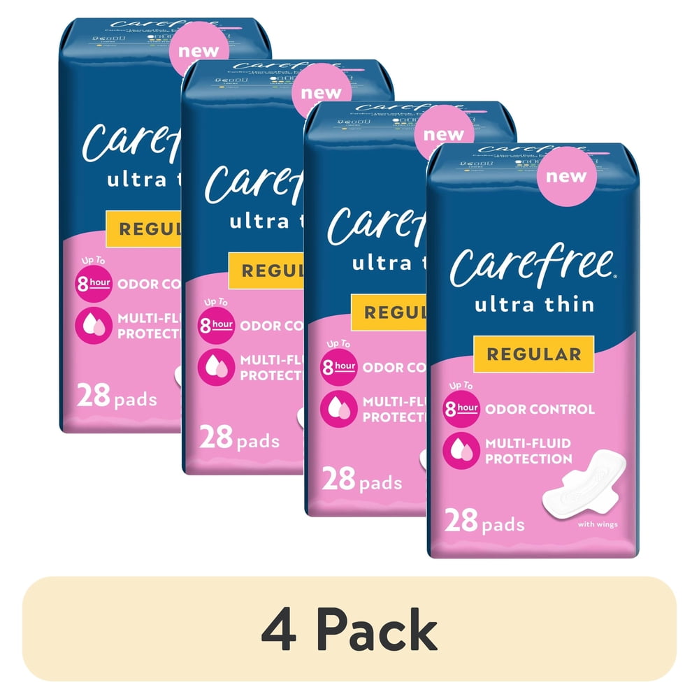 Carefree Ultra Thin Pads Superlong Wingless 28’s