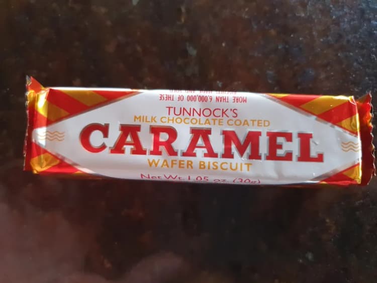 Caramel wafer biscuit 1.05oz 4pk