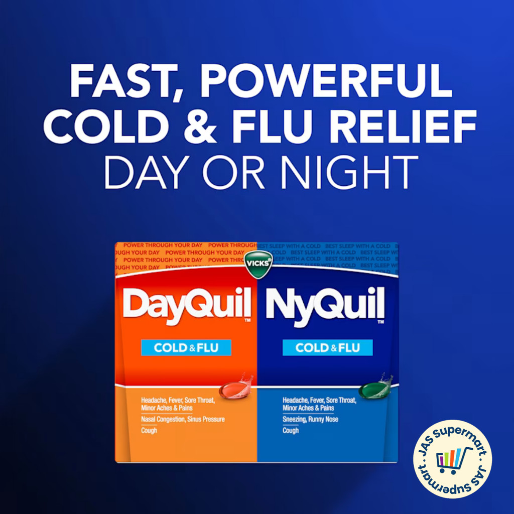 Nyquil + dayquil liquid caps