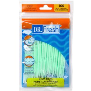 Dr. Fresh Floss Pick 100CT 6pk