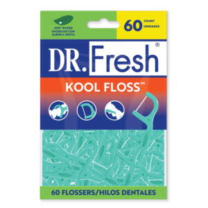 Dr. Fresh Dental Floss Mint Waxed 130YDS