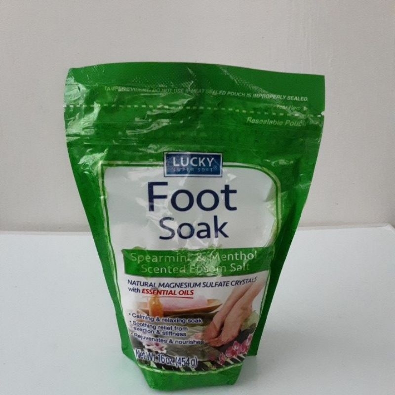 Assured Epsom Salt Foot Soak Spearmint & Menthol 454g